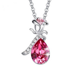 Eve's Rose Crystal Necklace