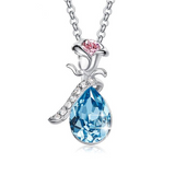 Eve's Rose Crystal Necklace