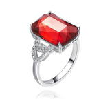 Eve's Silver Gem Ring