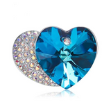Eve's Double Heart Brooch