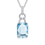 Eve's Silver Gem Necklace