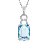 Eve's Silver Gem Necklace