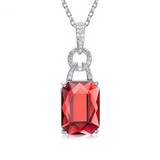 Eve's Silver Gem Necklace