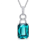 Eve's Silver Gem Necklace