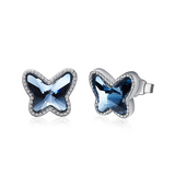 Eve's Butterfly Silver Earrings