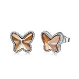 Eve's Butterfly Silver Earrings
