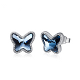 Eve's Butterfly Silver Earrings