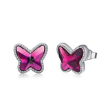 Eve's Butterfly Silver Earrings