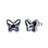 Eve's Butterfly Silver Earrings