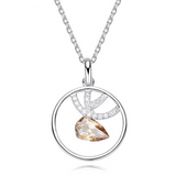 Eve's Silver Antler Necklace
