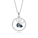 Eve's Silver Antler Necklace