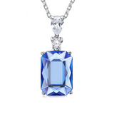 Eve's Silver Gem Necklace