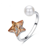 Eve's Pearl Star Ring