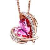 Eve's Rose Gold Angel Necklace