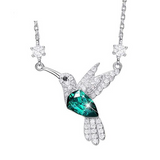 Eve's Hummingbird Silver Necklace