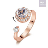 Eve's Birthstone Rose Gold Ring