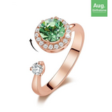 Eve's Birthstone Rose Gold Ring