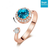 Eve's Birthstone Rose Gold Ring