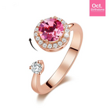 Eve's Birthstone Rose Gold Ring