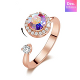 Eve's Birthstone Rose Gold Ring