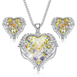Eve's "Angel of Mine" Jewelry Set (Earrings and Necklace)