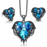 Eve's "Angel of Mine" Jewelry Set (Earrings and Necklace)
