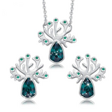 Eve's Antlers Jewelry Set (Earrings and Necklace)
