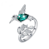 Eve's Hummingbird Silver Ring