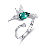 Eve's Hummingbird Silver Ring
